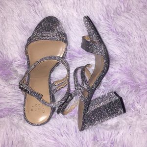 a new day | glittery heels